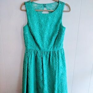 Calvin Klein Lace Back Cut Out Dress